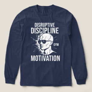 Störende Disziplin: Hardcore-Mentalitäts-Gym-Shirt Tri-Blend Shirt
