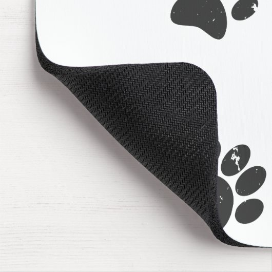 Störende Hundeschollen Mousepad (Ecke)