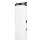 Störende Hundeschollen Thermosbecher (Nach links gedreht)