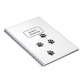 Störende Hundespeicher Notizblock (Rechte Seite)