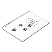 Störende Hundespeicher Notizblock (Linke Seite)