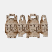 Störende Viktorianische Vintage Skeletttasten Geschenkschachtel (Ungefaltet)