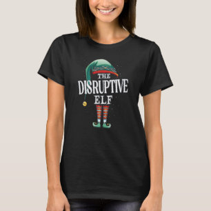 Störender Weihnachtself-Gruppe Xmas-Schlafanzugpar T-Shirt