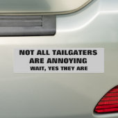 Störendes alles Tailgaters sind Autoaufkleber (Auf Auto)