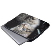 "Störenfried: Die Mischlinge Tabby Kitten Laptopschutzhülle (Vorne Knopf)