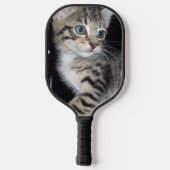 "Störenfried: Die Mischlinge Tabby Kitten Pickleball Schläger (Rückseite)