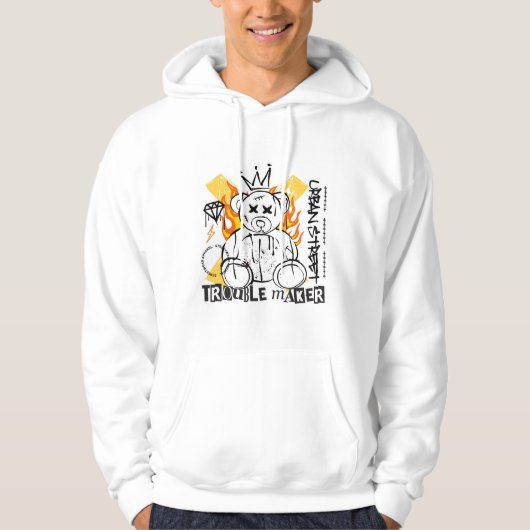 Störenfried Teddy Bear Hoodie (Vorderseite)