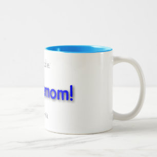 Störenfriemama! - einfaches Blau Zweifarbige Tasse