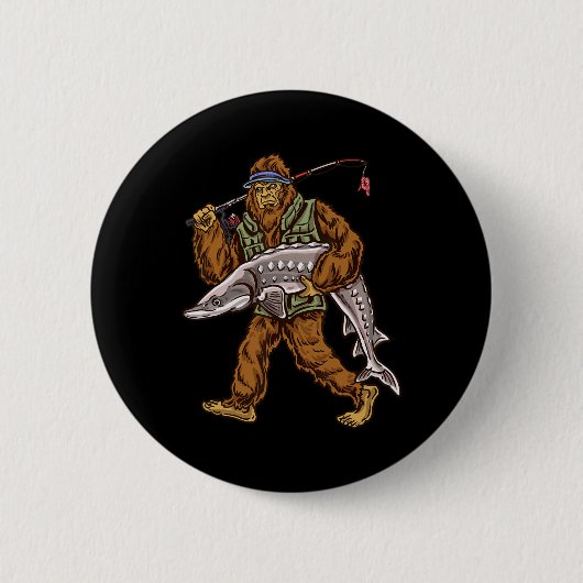 Störfischen Bigfoot Angler Button (Vorderseite)