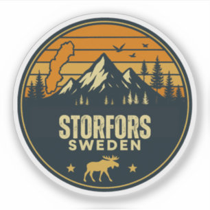 Storfors, Schweden Sverige Aufkleber