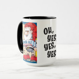 Stories of a Swedish Elf Mug - cover and stickers Tasse