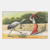 Stork Attack Stickers (kinderfrei) (Vorderseite)