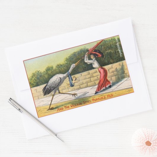 Stork Attack Stickers (kinderfrei) (Umschlag)