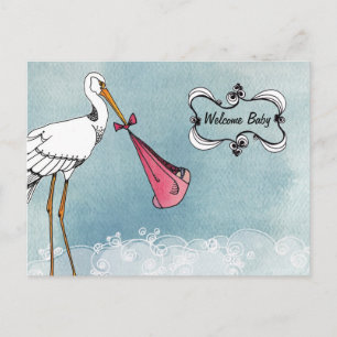 Stork Baby Ankündigung