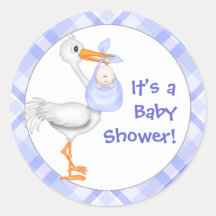 Stork & Baby Boy Babydusche