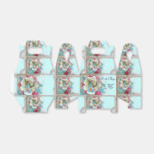 STORK BABY BOY SHOWER BLAUE MONOGRAM GESCHENKSCHACHTEL (Ungefaltet)