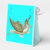 STORK BABY BOY SHOWER BLUE GEM STONE MONOGRAM GESCHENKSCHACHTEL (Rückseite)