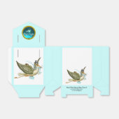 STORK BABY BOY SHOWER BLUE GEM STONE MONOGRAM GESCHENKSCHACHTEL (Ungefaltet)