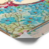 STORK BABY BOY SHOWER POSTER (Ecke)