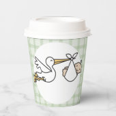 Stork Baby Delivery Pappbecher (Vorderseite)