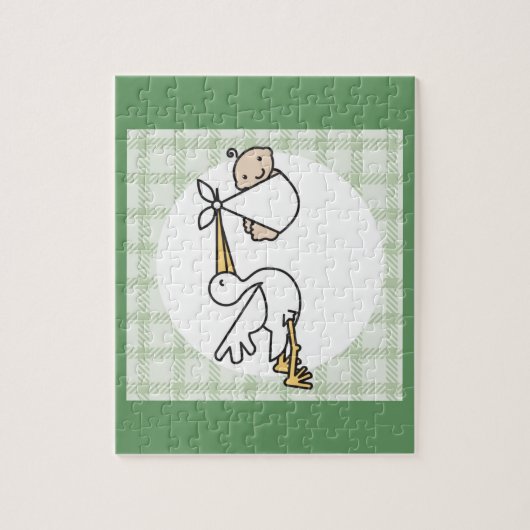 Stork Baby Delivery Puzzle (Vertikal)