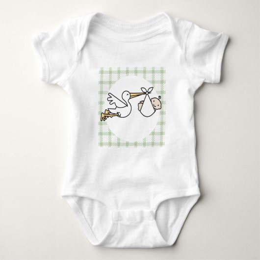 Stork Baby Delivery Strampler (Vorderseite)