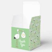 Stork Baby Duwer Green Gender Neutral Geschenkschachtel (Geöffnet)