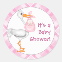 Stork & Baby Girl Babydusche