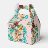 STORK BABY GIRL DUSCHMONOGRAM Pink Geschenkschachtel (Rückseite)