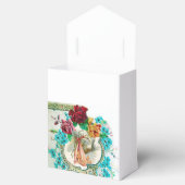 STORK BABY GIRL DUSCHPINK GEM MONOGRAM White Geschenkschachtel (Geöffnet)