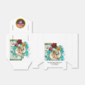 STORK BABY GIRL DUSCHPINK GEM MONOGRAM White Geschenkschachtel (Ungefaltet)