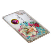 STORK BABY GIRL SHOWER MONOGRAM MAGNET (Rechte Seite)