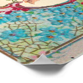 STORK BABY GIRL SHOWER POSTER (Ecke)