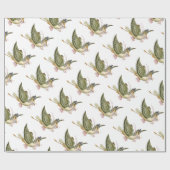 STORK BABY MÄDCHEN DUSCHE, rosa weiß Geschenkpapier (Flach)