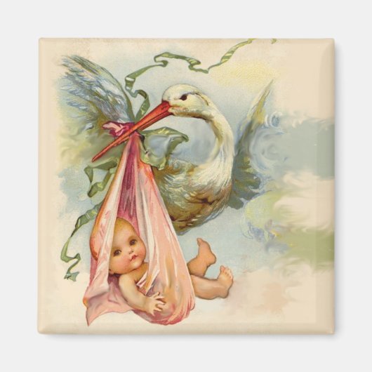 STORK BABY SHOWER 2 MAGNET (Vorne)