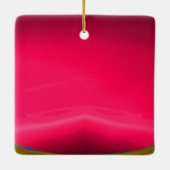 STORK BABY SHOWER 2 Red Ruby Keramikornament (Rückseite)