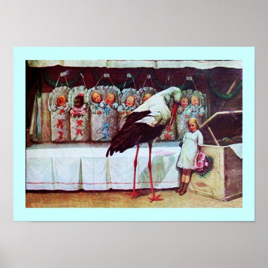 STORK BABY SHOWER 3 POSTER (Vorne)