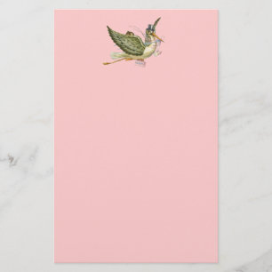 STORK BABY SHOWER BRIEFPAPIER