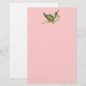 STORK BABY SHOWER BRIEFPAPIER (Vorne/Hinten)