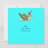 STORK BABY SHOWER EINLADUNG (Rückseite)