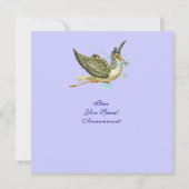 STORK BABY SHOWER EINLADUNG (Rückseite)