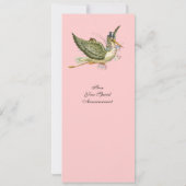 STORK BABY SHOWER, EINLADUNG (Rückseite)