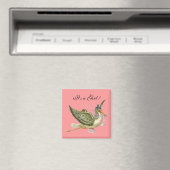 STORK BABY SHOWER MAGNET (In Situ (Geschirrspüler))