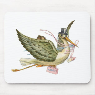 STORK BABY SHOWER MOUSEPAD