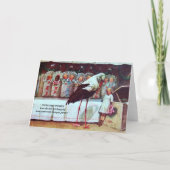 STORK BABY SHOWER New Babies Neutral Karte (Rückseite)