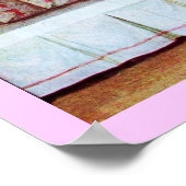 STORK BABY SHOWER New Babys Poster (Ecke)