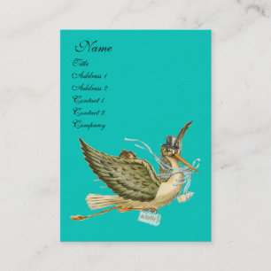 STORK BABY SHOWER VISITENKARTE