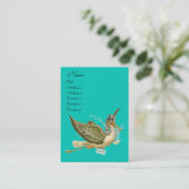 STORK BABY SHOWER VISITENKARTE (Stehend Vorderseite)