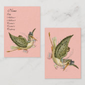 STORK BABY SHOWER VISITENKARTE (Vorne/Hinten)