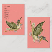 STORK BABY SHOWER VISITENKARTE (Vorne/Hinten)